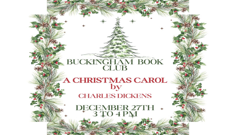 BUCKINGHAM BOOK CLUB A CHRISTMAS CAROL BY (Facebook Post)